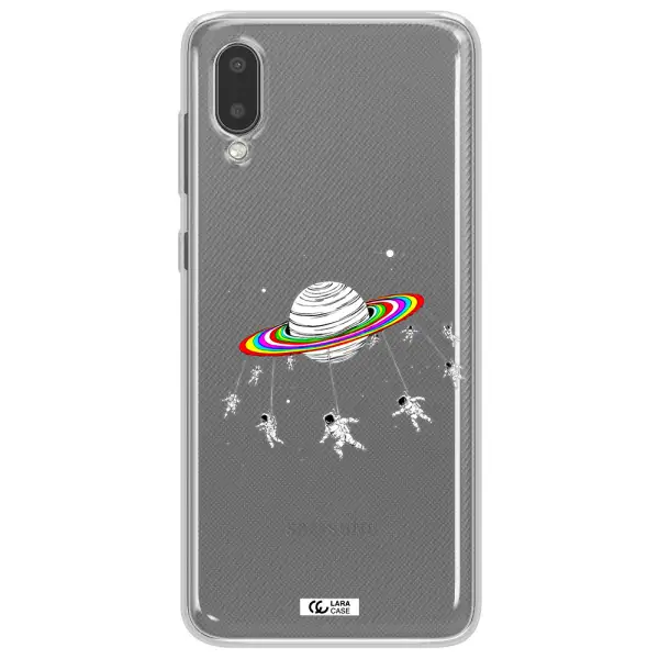 Pluto Rainbow Samsung A02 Clear TPU Case