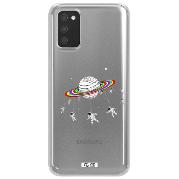 Pluto Rainbow Samsung A03S Clear TPU Case