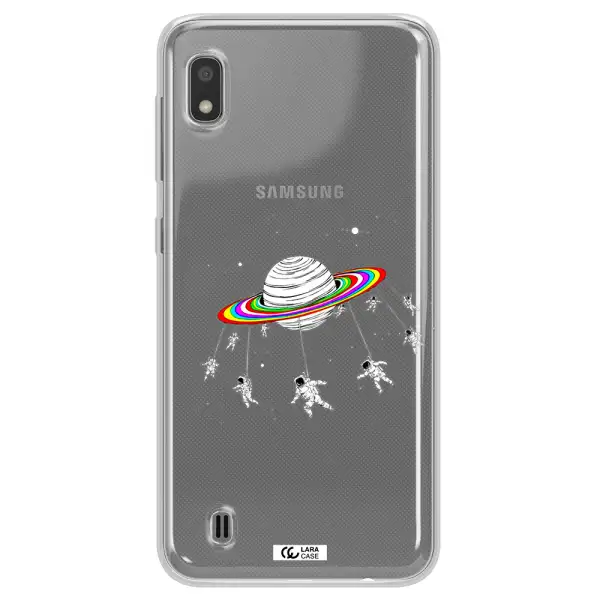 Pluto Rainbow Samsung A10 Clear TPU Case