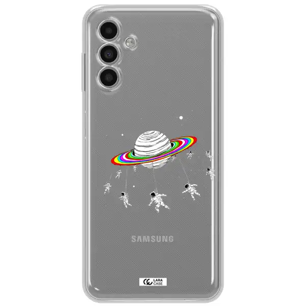 Pluto Rainbow Samsung A13 5G Clear Tpu Case