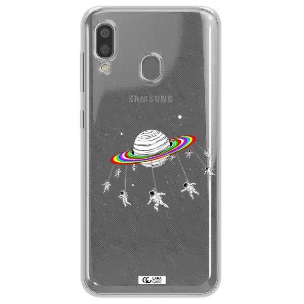 Pluto Rainbow Samsung A20 Clear TPU Case