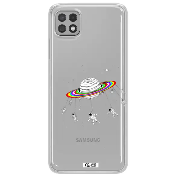 Pluto Rainbow Samsung A22 5g Clear TPU Case