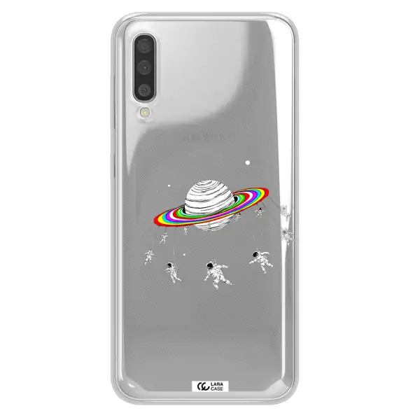 Pluto Rainbow Samsung A50 Clear TPU Case