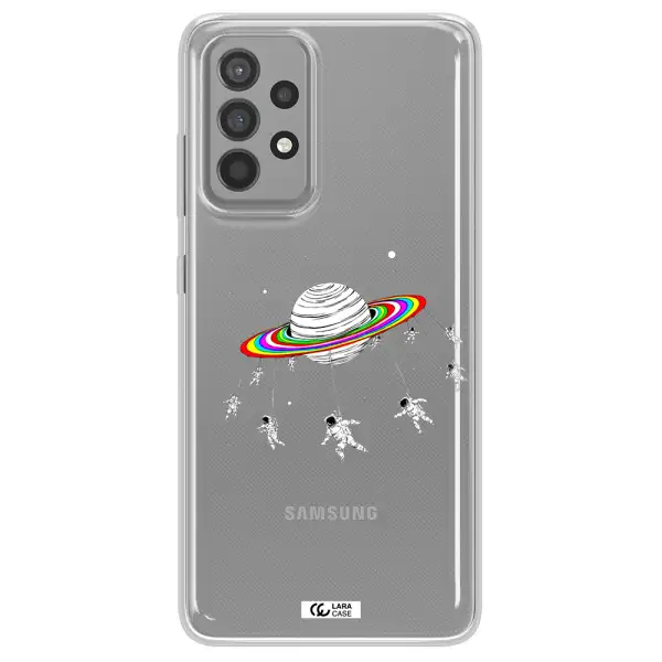 Pluto Rainbow Samsung A52 Clear TPU Case