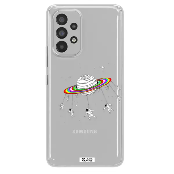 Pluto Rainbow Samsung A53 Clear TPU Case