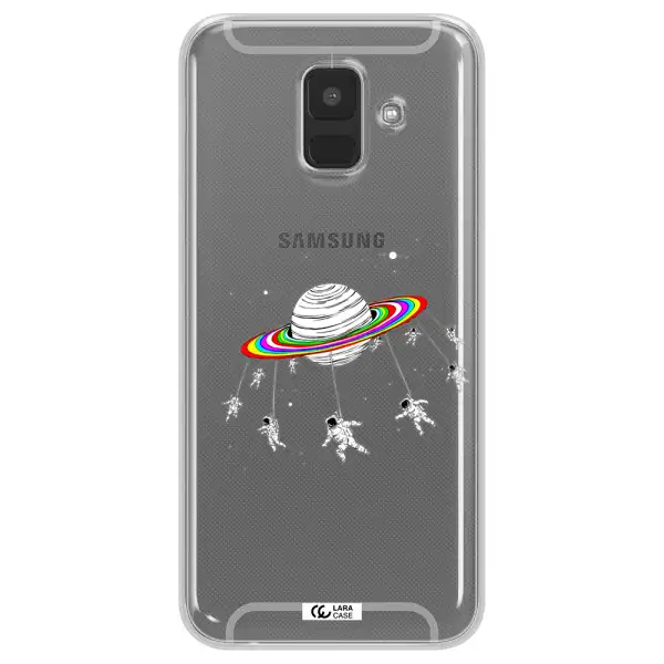 Pluto Rainbow Samsung A6 Clear TPU Case