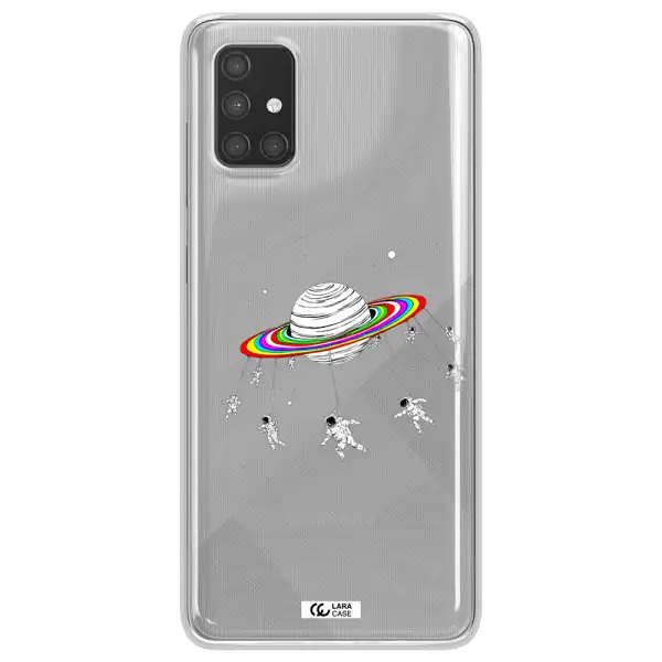 Pluto Rainbow Samsung A71 Clear TPU Case