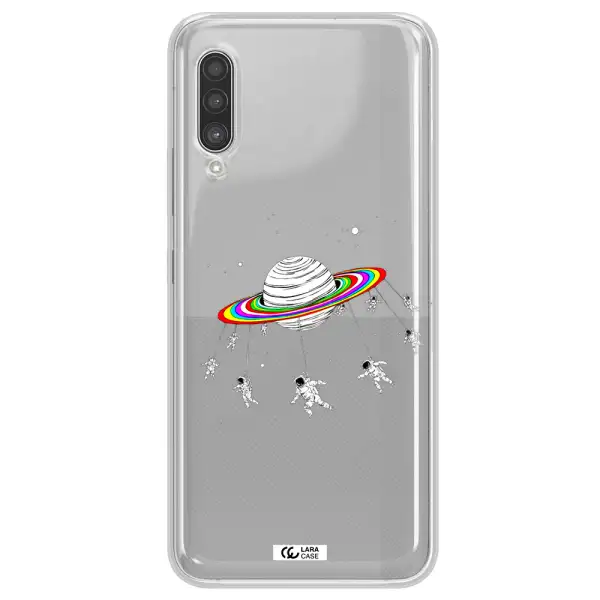 Pluto Rainbow Samsung A90 Clear TPU Case