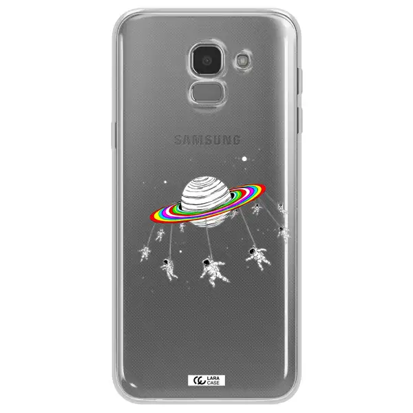 Pluto Rainbow Samsung J6 Clear TPU Case