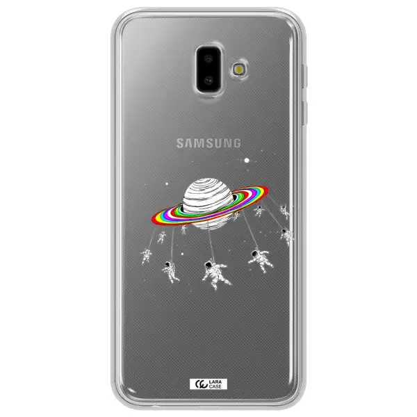 Pluto Rainbow Samsung J6 Plus Clear TPU Case