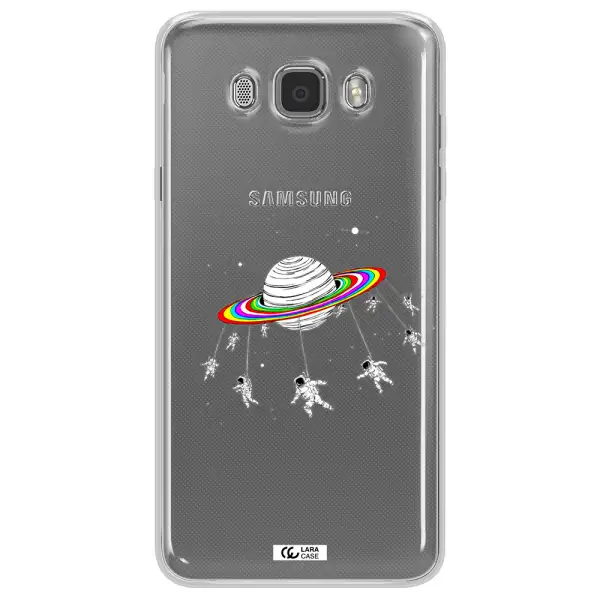 Pluto Rainbow Samsung J7 2016 Clear TPU Case