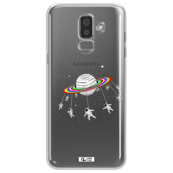 Pluto Rainbow Samsung J8 Clear TPU Case