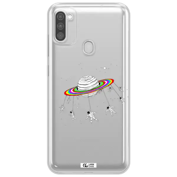 Pluto Rainbow Samsung M11 Clear TPU Case