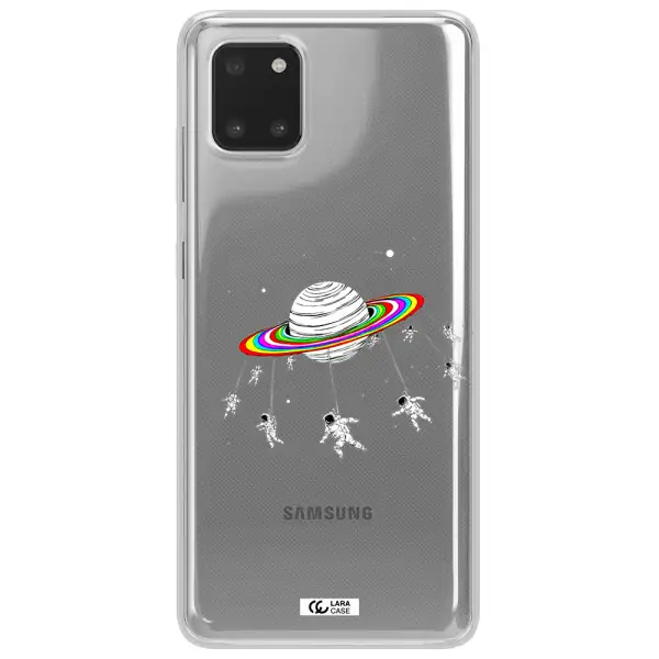 Pluto Rainbow Samsung Note 10 Lite Clear TPU Case