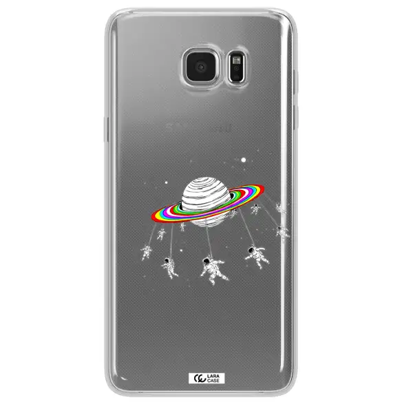 Pluto Rainbow Samsung Note 5 Clear TPU Case
