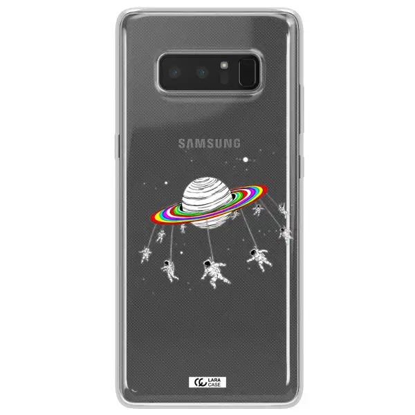 Pluto Rainbow Samsung Note 8 Clear TPU Case