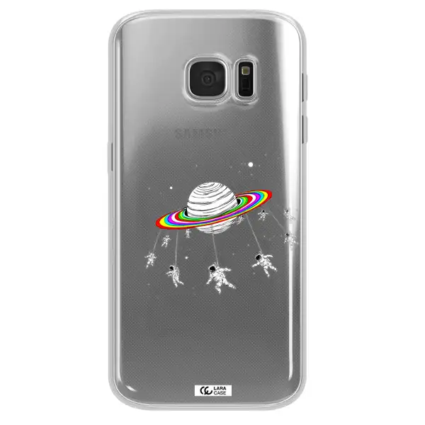 Pluto Rainbow Samsung S 7 Clear TPU Case