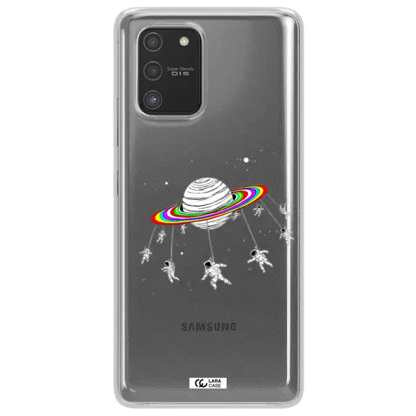 Pluto Rainbow Samsung S10 Lite Clear TPU Case
