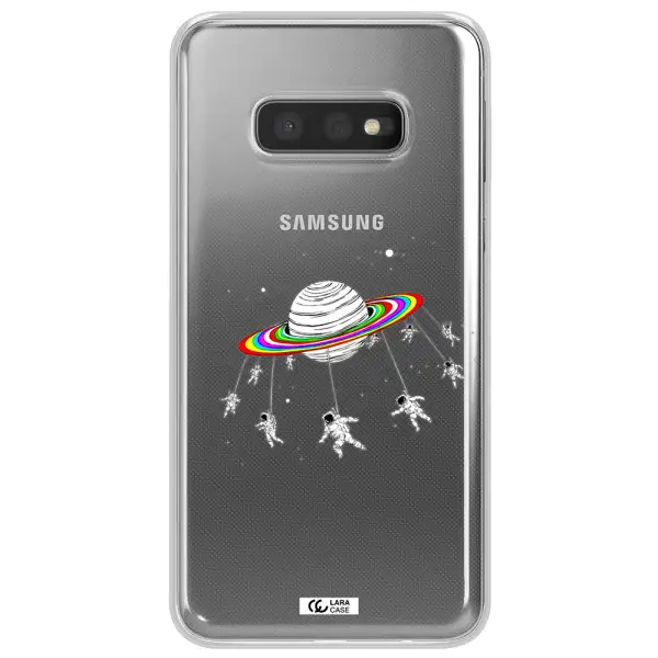 Pluto Rainbow Samsung S10e Clear TPU Case