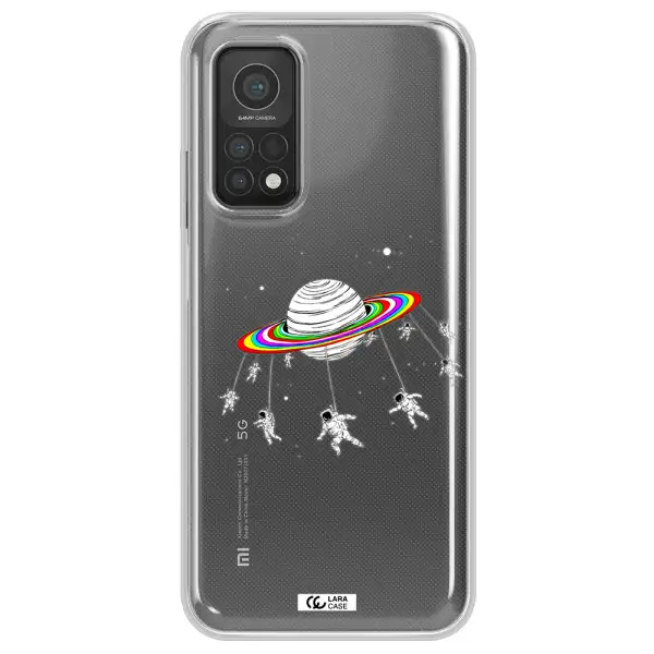 Pluto Rainbow Xiaomi Mi 10T Clear TPU Case