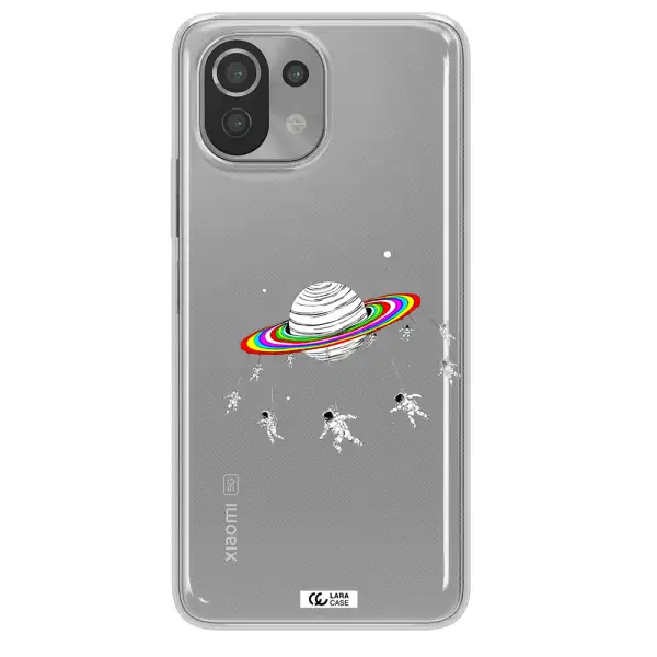 Pluto Rainbow Xiaomi Mi 11 Lite Clear TPU Case