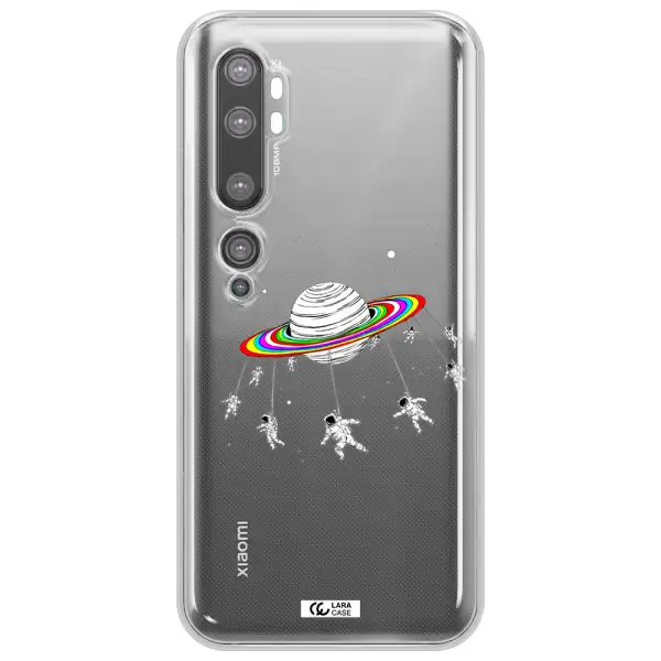 Pluto Rainbow Xiaomi Mi Note 10 Clear TPU Case