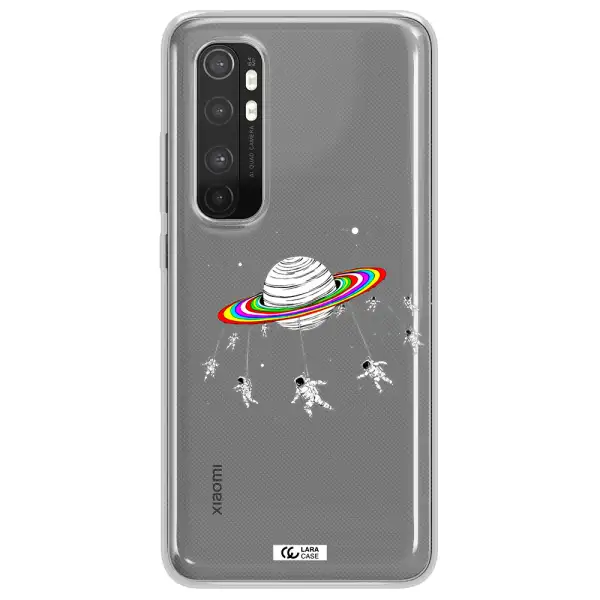 Pluto Rainbow Xiaomi Mi Note 10 Lite Clear TPU Case