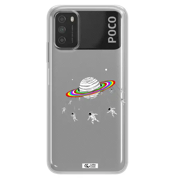 Pluto Rainbow Xiaomi Poco M3 Clear TPU Case