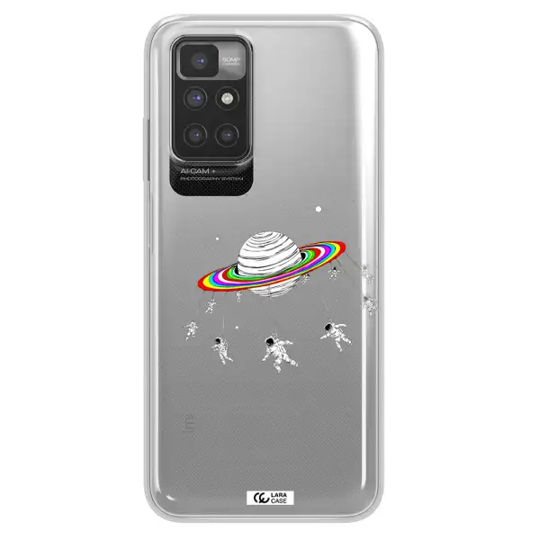 Pluto Rainbow Xiaomi Redmi 10 Clear TPU Case