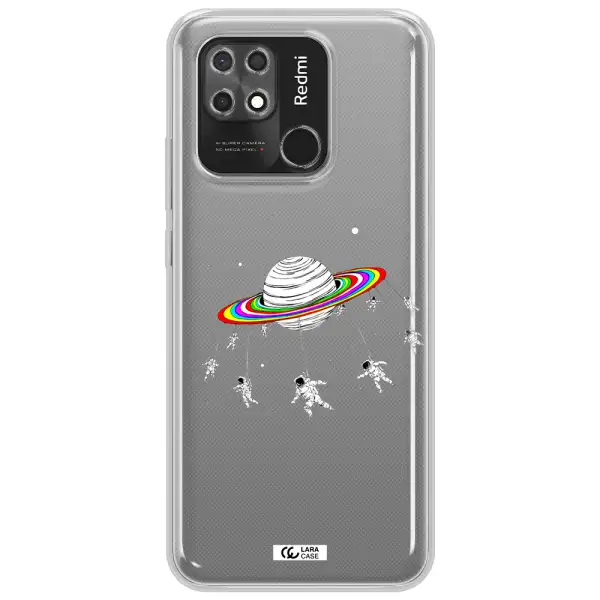 Pluto Rainbow Xiaomi Redmi 10C Clear TPU Case