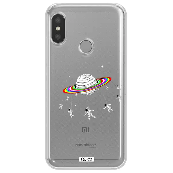 Pluto Rainbow Xiaomi Redmi 6 Pro Clear TPU Case