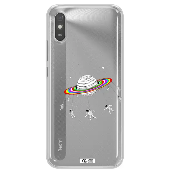 Pluto Rainbow Xiaomi Redmi 9A Clear TPU Case