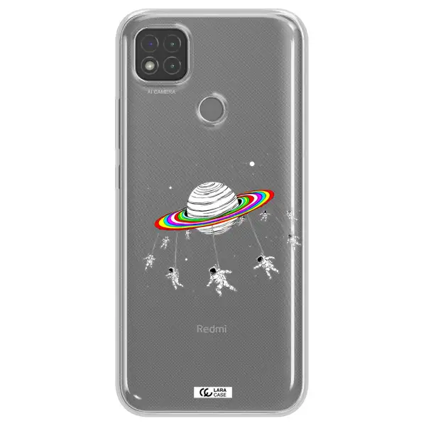 Pluto Rainbow Xiaomi Redmi 9C Clear TPU Case