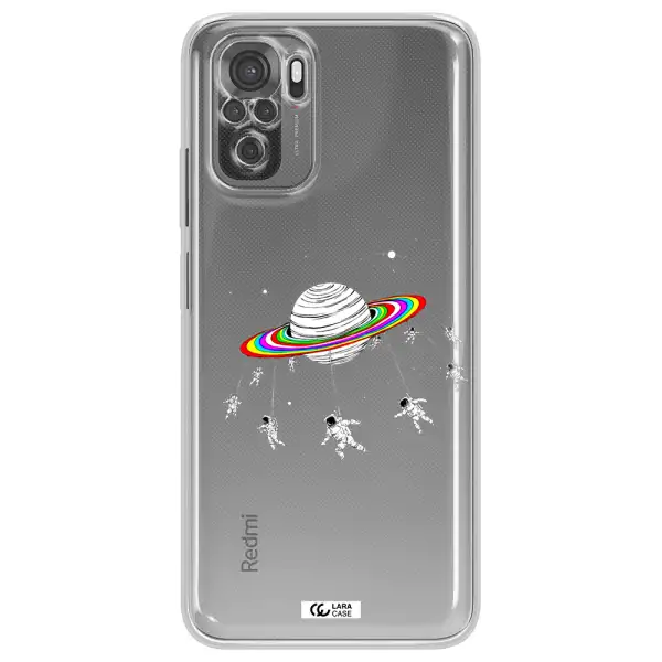 Pluto Rainbow Xiaomi Redmi Note 10S Clear Tpu Case