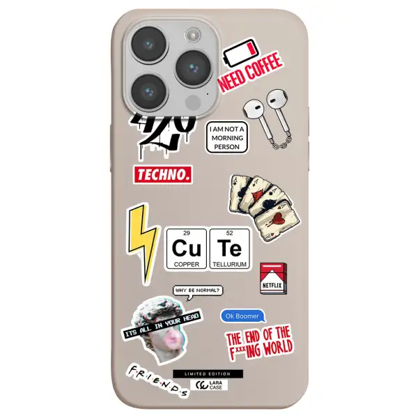 Cute Apple iPhone 14 pro Silicone Stone Case