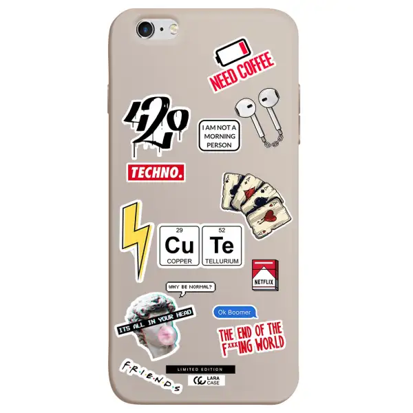 Cute Apple iPhone 6 plus Silicone Stone Case