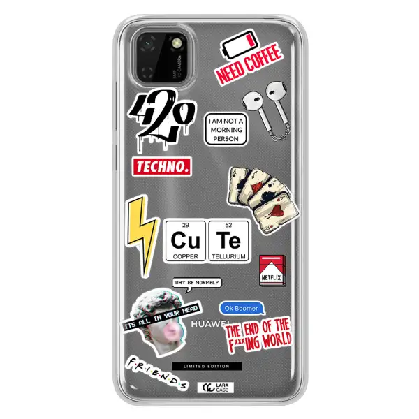 Cute Huawei Honor 9S Clear TPU Case