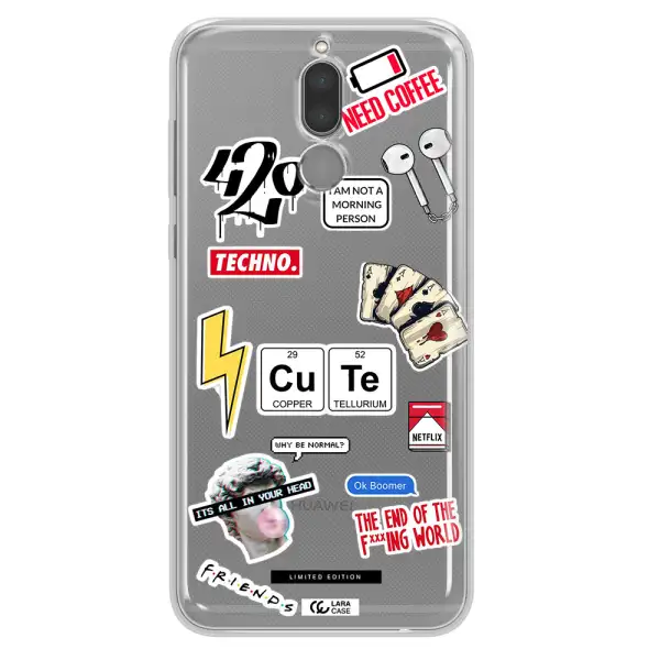 Cute Huawei Mate 10 Lite Clear TPU Case