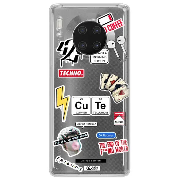 Cute Huawei Mate 30 Pro Clear TPU Case