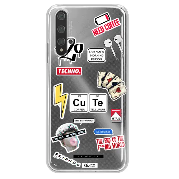 Cute Huawei Nova 5t Clear TPU Case