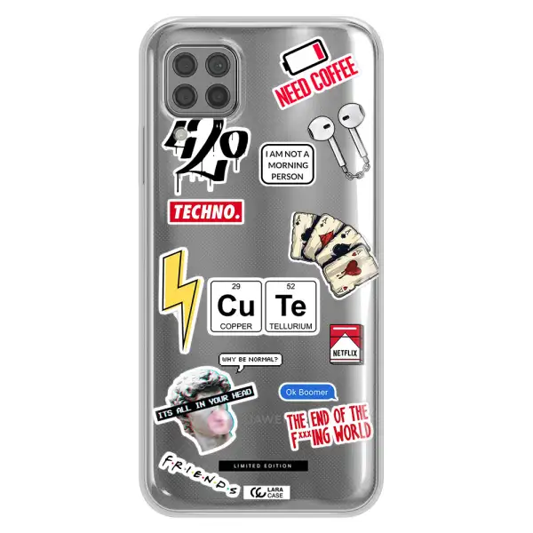 Cute Huawei P40 Lite Clear TPU Case