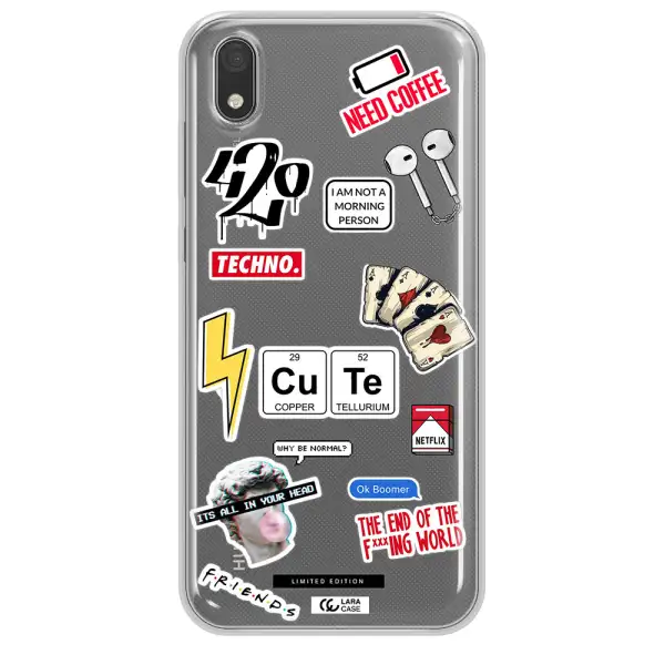 Cute Huawei Y5 2019 Clear TPU Case
