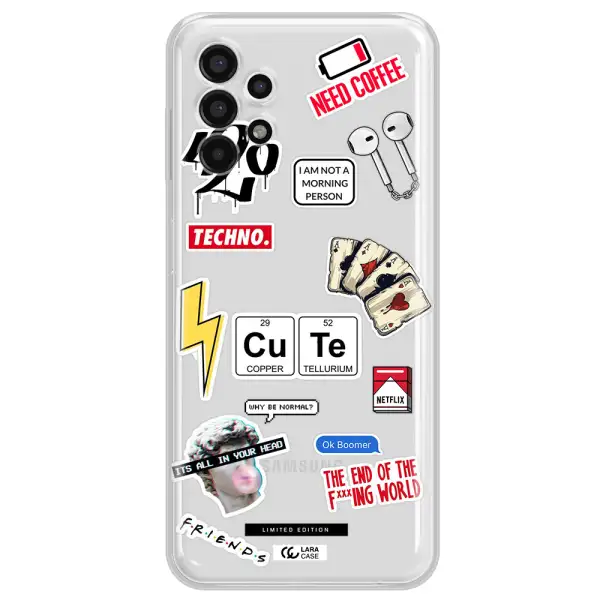 Cute Samsung A13 4g Clear TPU Case