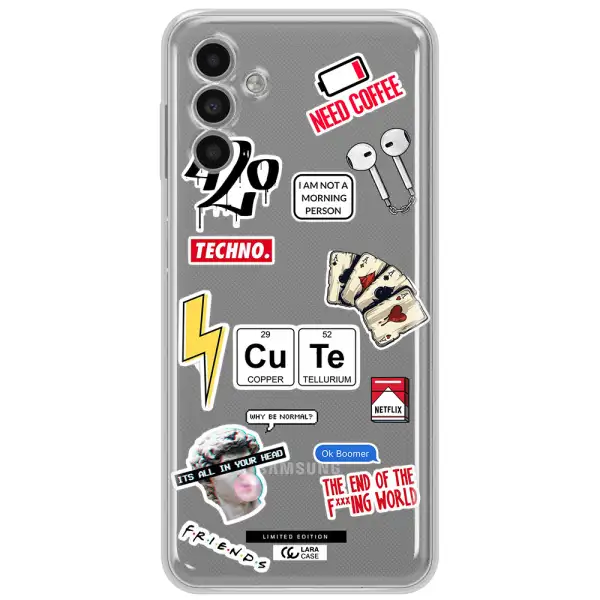 Cute Samsung A13 5G Clear Tpu Case