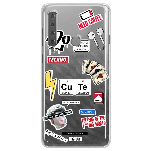 Cute Samsung A9 2018 Clear TPU Case