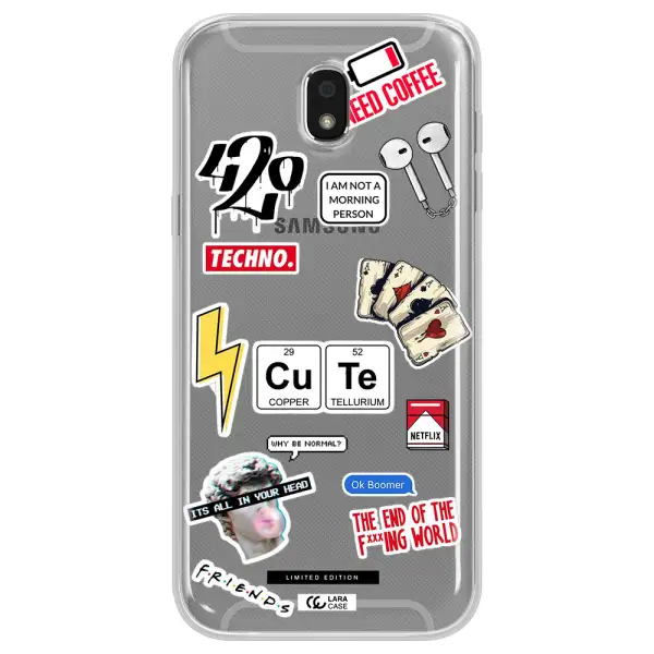 Cute Samsung J5 2017 Clear TPU Case