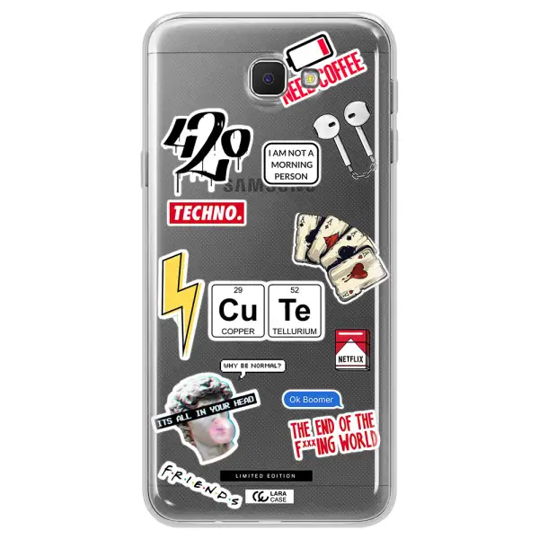 Cute Samsung J5 Prime Clear TPU Case