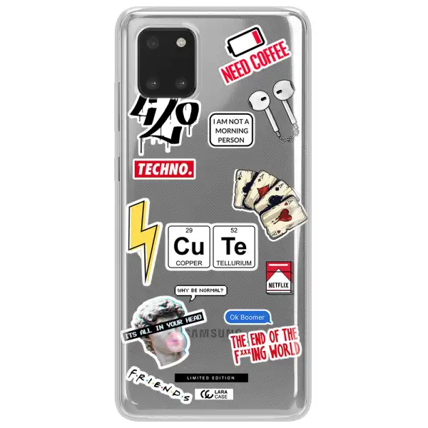 Cute Samsung Note 10 Lite Clear TPU Case