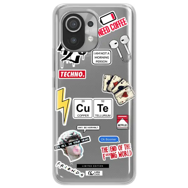 Cute Xiaomi Mi 11 Clear TPU Case