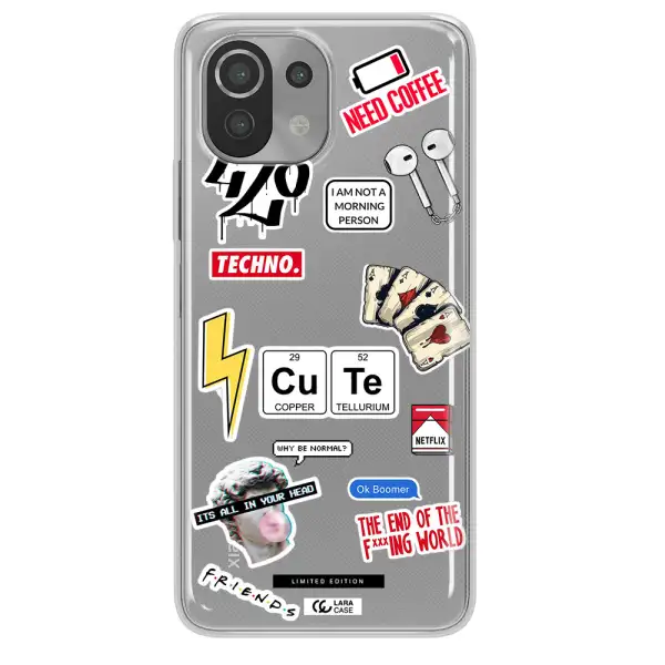 Cute Xiaomi Mi 11 Lite Clear TPU Case
